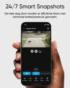 EufyCam S3 Pro Draadloze beveiligingscamera Uitbreiding 4K