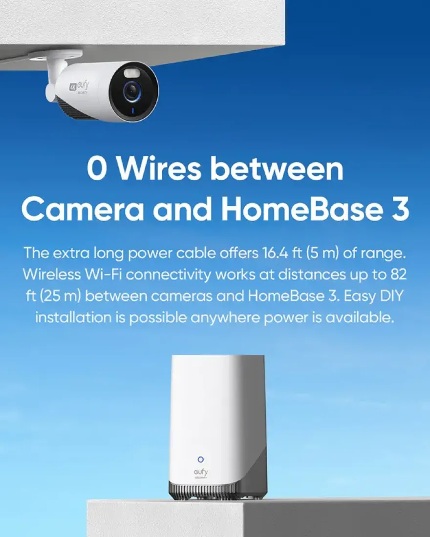 Eufy E330 Beveiligingscamera voor buiten Wired Uitbreiding