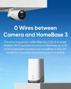Eufy E330 Bundel 2 Beveiligingscamera voor buiten Wired Incl. Homebase 3