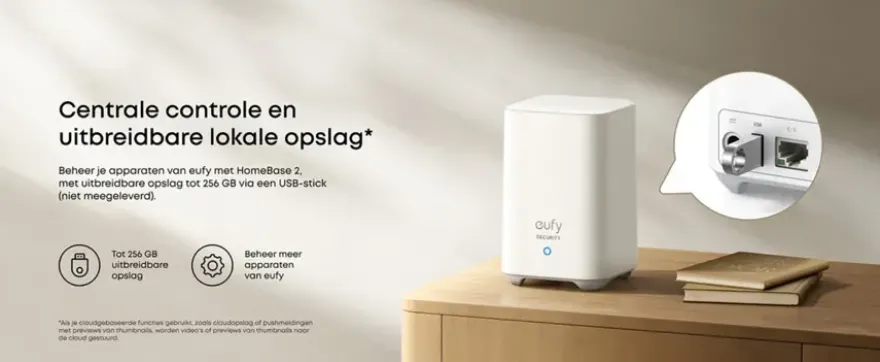 Eufy E40 SoloCam duo pack draadloze beveiligingscamera inclusief HomeBase 2