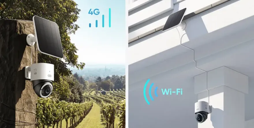 Eufy 4G LTE Beveiligingscamera S330 voor buiten met Zonnepaneel