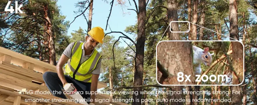 Eufy 4G LTE Beveiligingscamera S330 voor buiten met Zonnepaneel