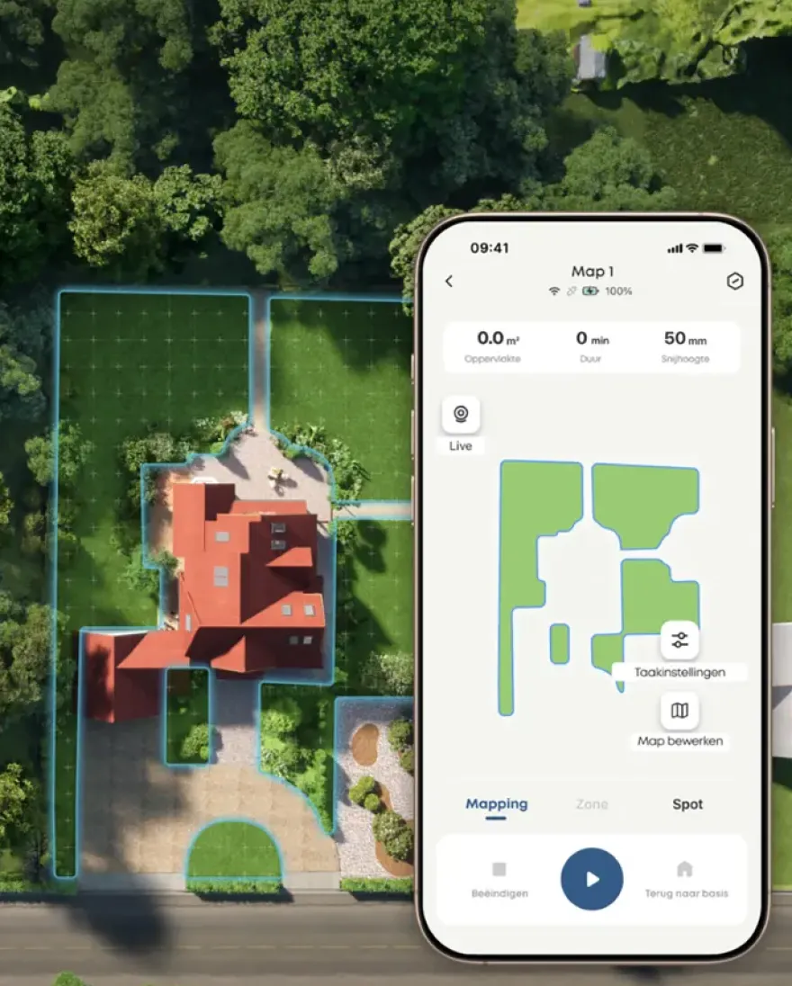 Eufy robotmaaier E15 Solo | Draadloos 800 m²