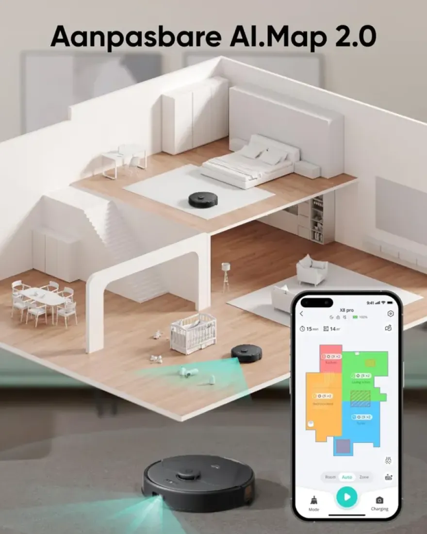 Eufy Robotstofzuiger X8 Pro