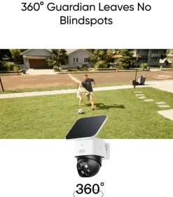 Eufy SoloCam S340 Beveiligingscamera met Zonnepaneel