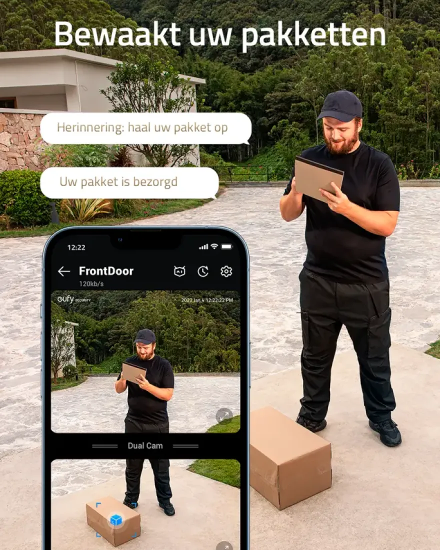 Eufy Video Deurbel Dual 2 Pro met HomeBase 2