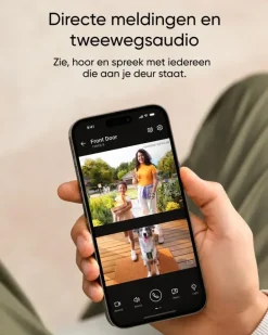 Eufy Video Deurbel E340 2 camera's Zwart Uitbreiding