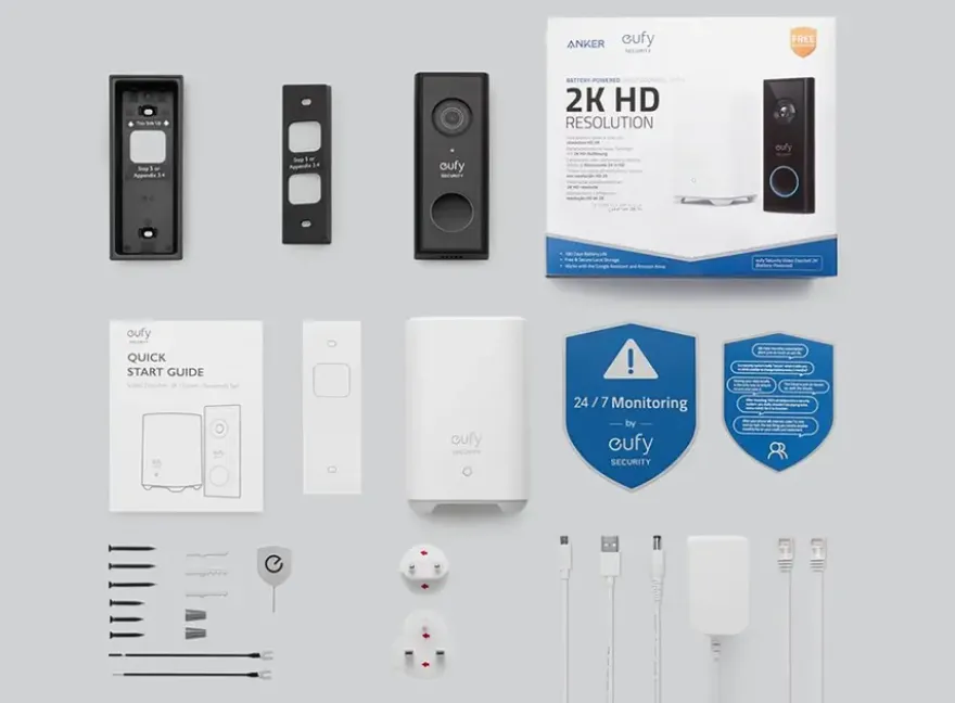 Eufy Video Deurbel S220 met HomeBase 2
