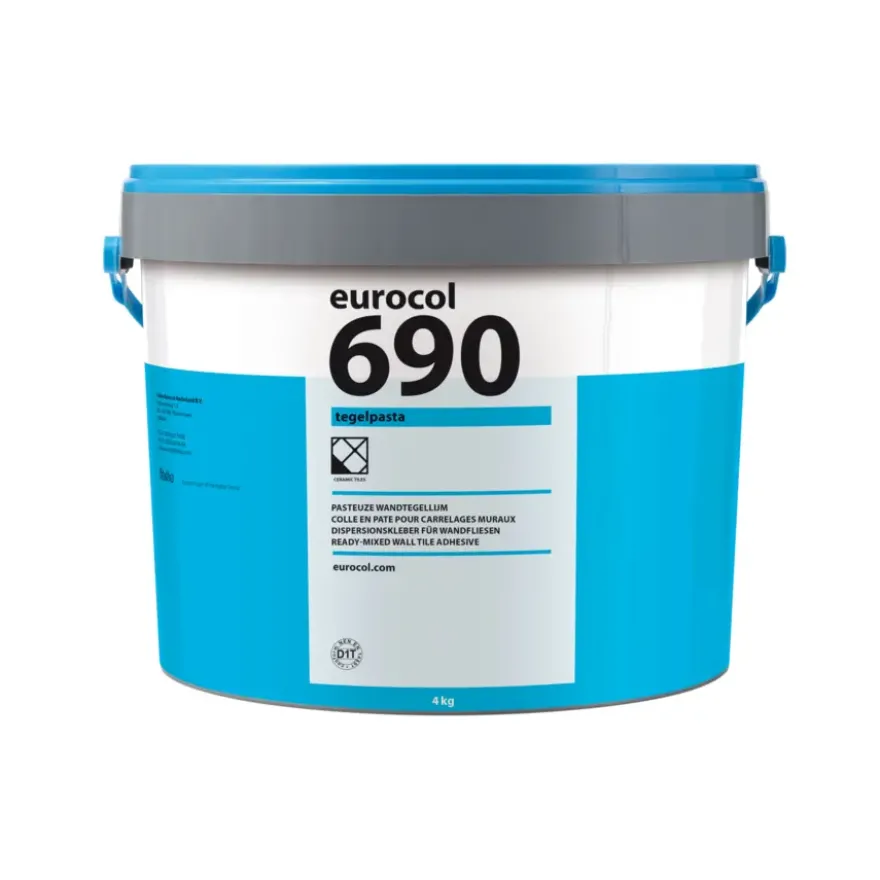 Eurocol 690 pasta tegellijm gebroken wit 4 kg