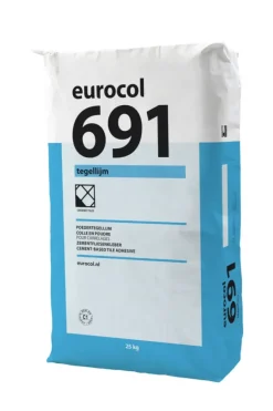Eurocol 691 poedertegellijm grijs 25 kg