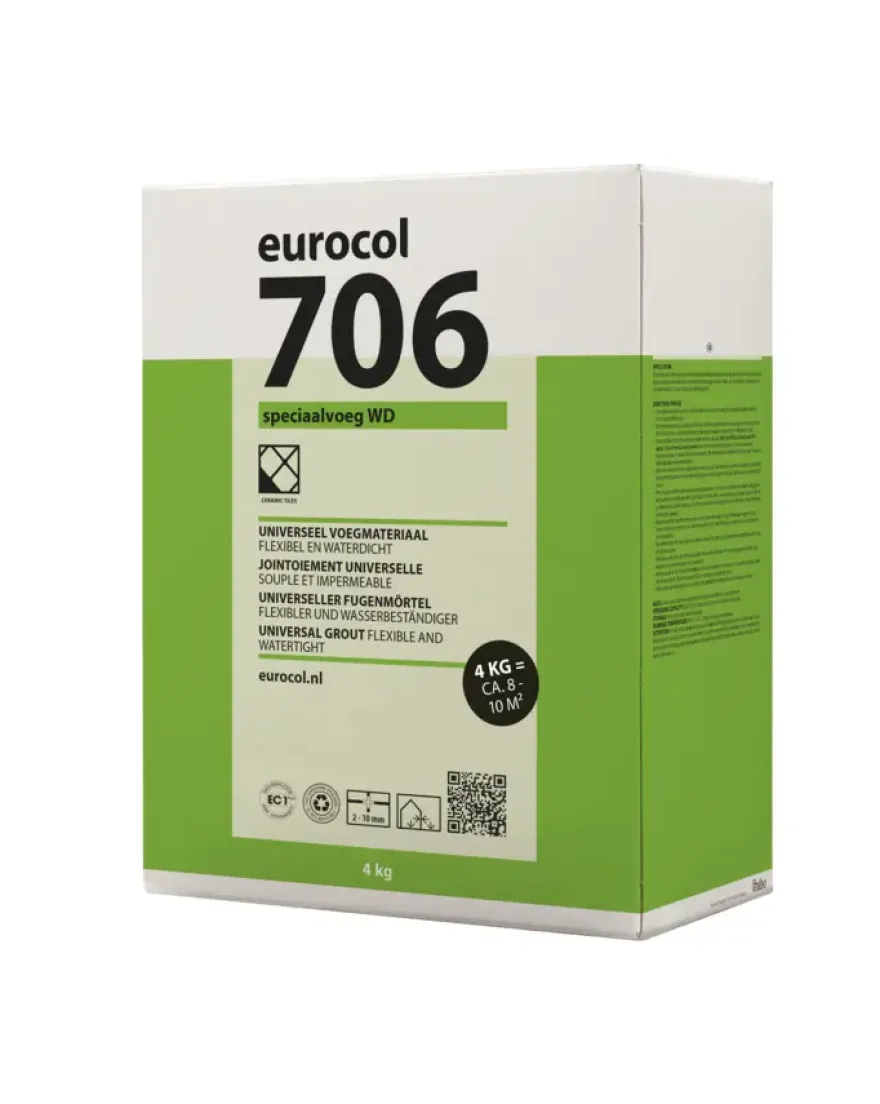 Eurocol 706 speciaal voegmortel wit 4 kg