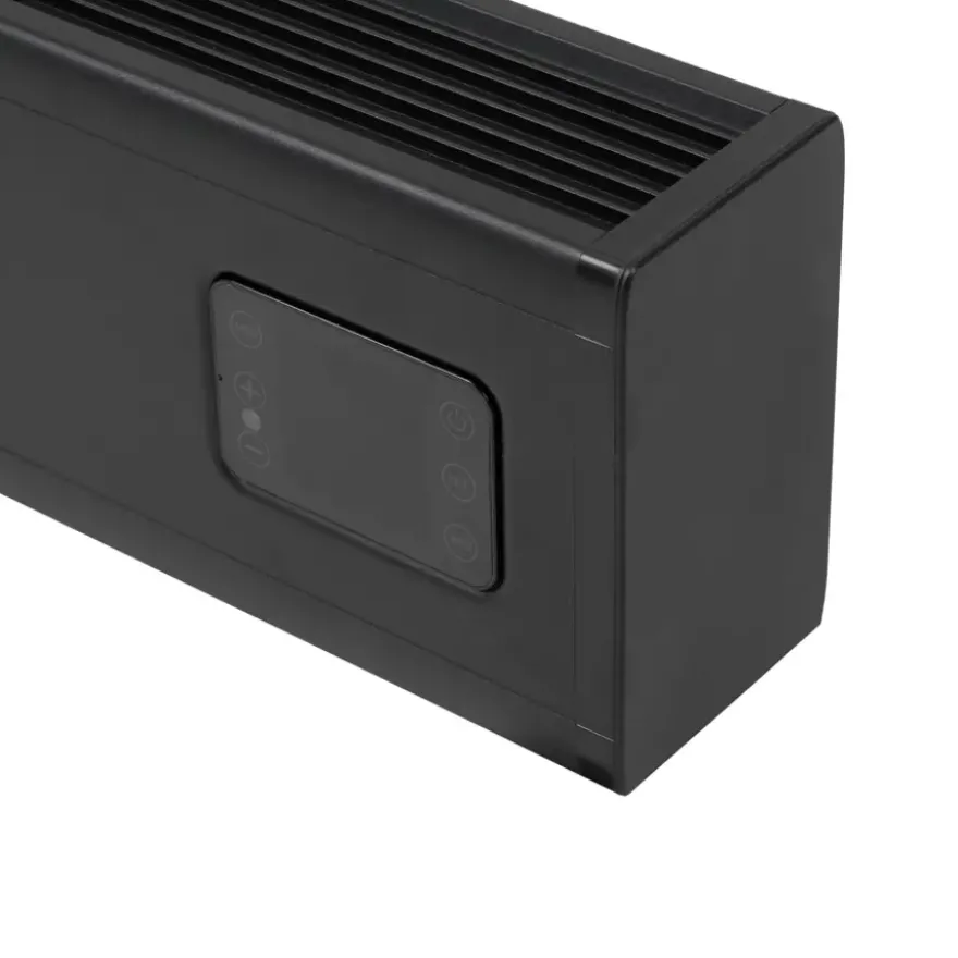 Eurom Alutherm Plint 1000 Watt zwart met WiFi