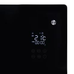 Eurom Alutherm Verre 1500 Watt Zwart met Wifi
