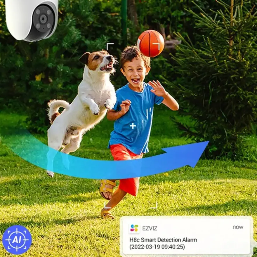 Ezviz H8C beveiligingscamera bedraad 2K
