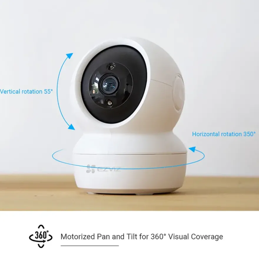 Ezviz H6C beveiligingscamera voor binnen bedraad 2K+