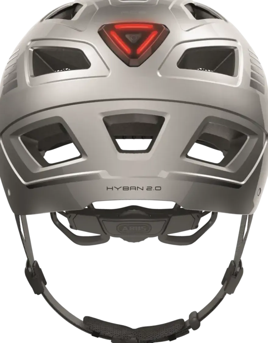 Fietshelm Hyban 2.0 signal silver M