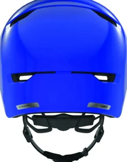 Fietshelm Youth shiny blue M