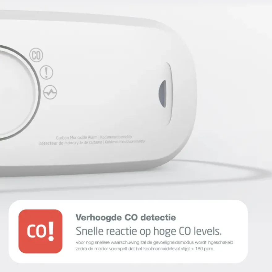 FireAngel Koolmonoxidemelder Inclusief 10 jaar Vervangbare Batterij