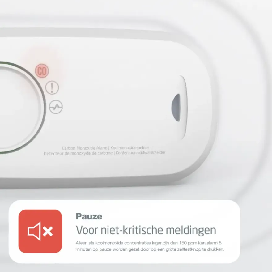 FireAngel Koolmonoxidemelder Inclusief 10 jaar Vervangbare Batterij