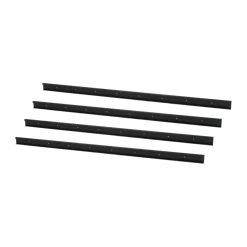 Firststep trapneusprofielset laminaat zwart, voor 4 treden