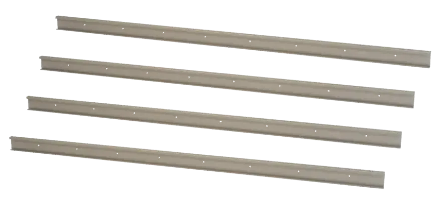 Firststep trapneusprofielset laminaat RVS, voor 4 treden