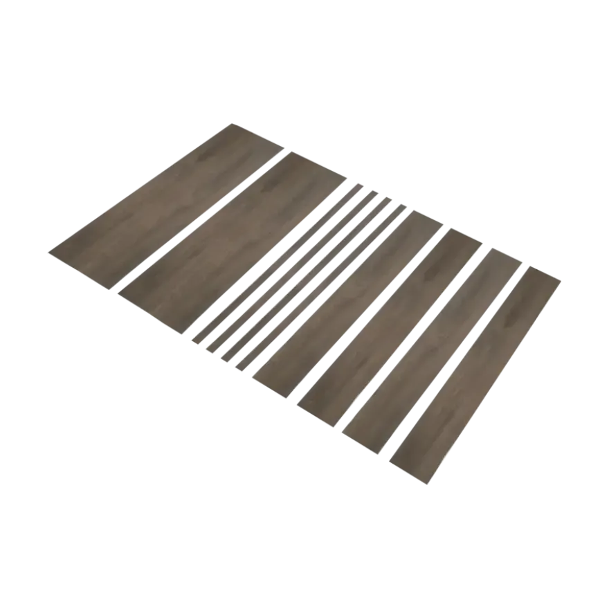 Firststep traprenovatieset pvc-treden bruin eiken, 4 stuks