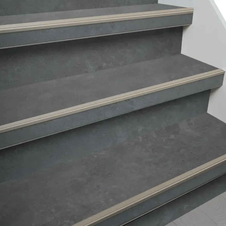 Firststep traprenovatieset laminaattreden steen antraciet, 4 stuks