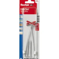 Fischer Hollewandplug DuoTec 10mm met bolkopschroef 2 stuks