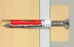 Fischer Hollewandplug DuoTec 10mm met schroef 2 stuks
