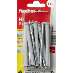 Fischer Slagplug 8x80mm 10 stuks