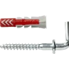 Fischer Universeelplug DuoPower 6x30mm met schroefduim 6 stuks