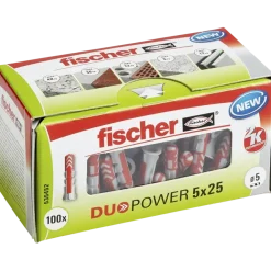 Fischer Universeelplug DuoPower 5x25mm 100 stuks