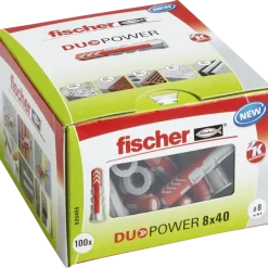 Fischer Universeelplug DuoPower 8x40mm 100 stuks
