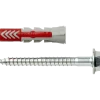 Fischer Universeelplug DuoPower 10x50mm met zeskantschroef 4 stuks