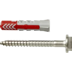 Fischer Universeelplug DuoPower 10x50 mm met RVS schroef 2 stuks
