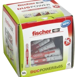 Fischer Universeelplug DuoPower 8x65mm 50 stuks