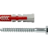 Fischer Universeelplug DuoPower 12x60mm met zeskantschroef 2 stuks