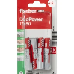 Fischer Universeelplug DuoPower 12x60mm 4 stuks