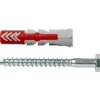 Fischer Universeelplug DuoPower 12x60mm met zeskantschroef 10 stuks