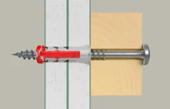 Fischer Universeelplug DuoPower 12x60mm met zeskantschroef 10 stuks