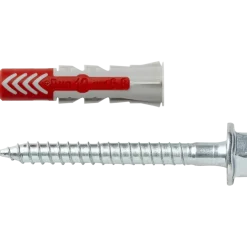 Fischer Universeelplug DuoPower 10x50mm met zeskantschroef 25 stuks
