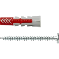 Fischer Universeelplug DuoPower 8x40 mm met bolkopschroef 50 stuks