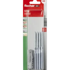 Fischer universele pluggen met stokschroeven STS 8x120 mm