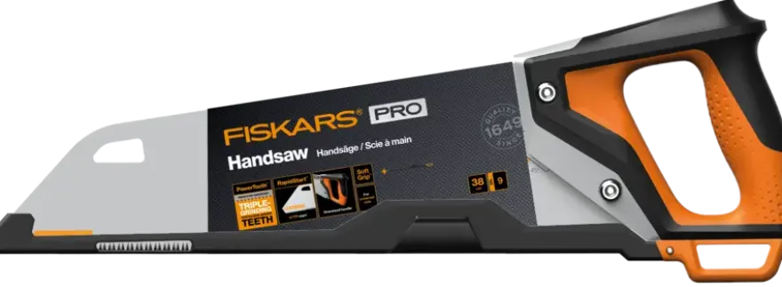 Fiskars handzaag 380 mm 9TPI PowerTooth