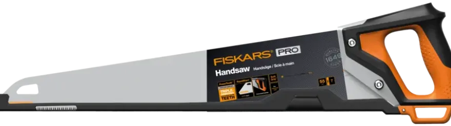 Fiskars handzaag 550mm 7TPI PowerTooth