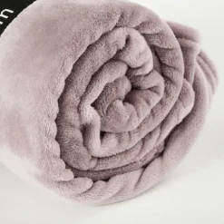 Fleece plaid lila - l180xb130cm
