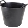 Flexibele kuip 25 liter zwart