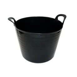 Flexibele kuip 40 liter zwart