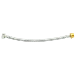 Flexibele slang 1/2" wartel 1/2" buitendraad 30 cm