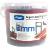 Foby levelling systeem starterskit 3 mm met clips, spieën en tang